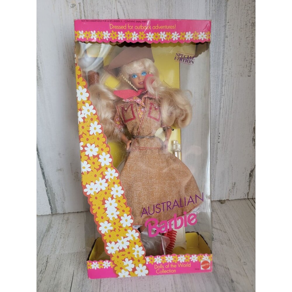 Australian barbie Outback dress up collectible doll vintage
